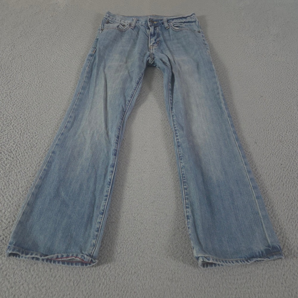 VINTAGE Old Navy Jeans Mens 28x30 Light Authentic Boot-Cut Denim 100% Cotton 90s
